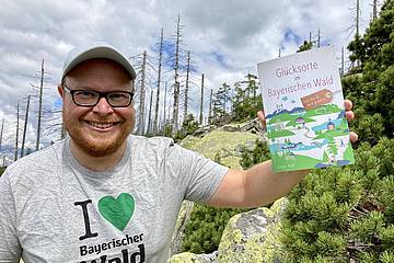 Gregor Wolf erstes Buch. Glücksorte im Bayerischen Wald